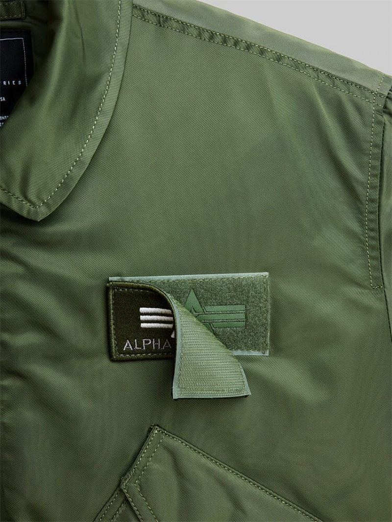 Veste Bombers Alpha Industries Cwu 45/P (HERITAGE) Vert Olive Vert Homme | MTE-96796656