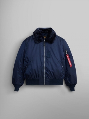 Veste Bombers Alpha Industries B-15 (HERITAGE) Bleu Homme | QSB-99156024