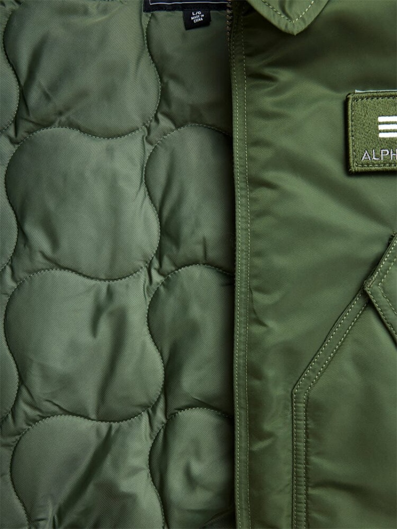 Veste Bombers Alpha Industries Cwu 45/P (HERITAGE) Vert Olive Vert Homme | MTE-96796656