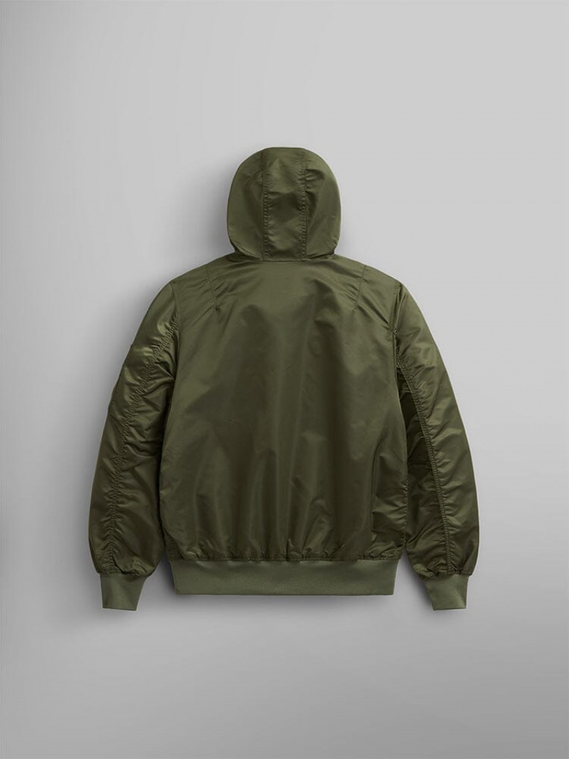 Veste Bombers Alpha Industries L-2b Encapuchonné Gen Ii Vert Homme | NEC-11729072