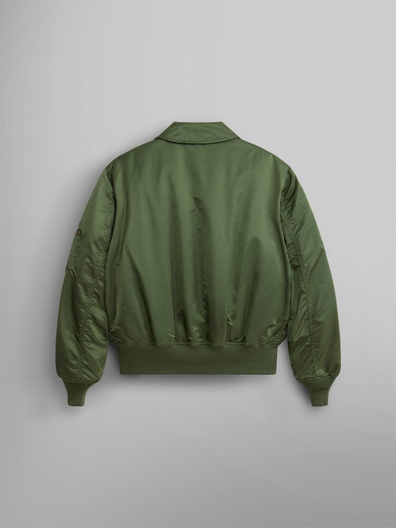 Veste Bombers Alpha Industries Cwu 45/P (HERITAGE) Vert Olive Vert Homme | MTE-96796656