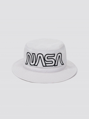 Chapeaux Alpha Industries Nasa Gradient Accessories Blanche | AWQ-33267838