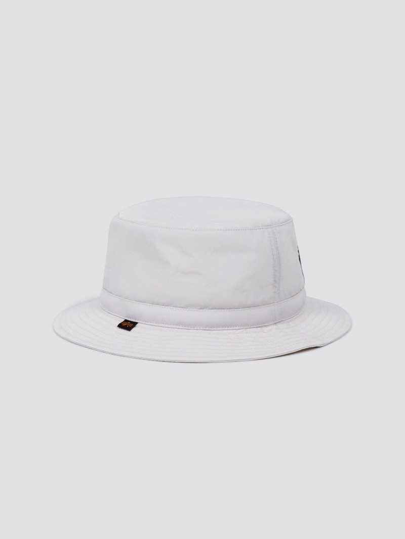 Chapeaux Alpha Industries Nasa Gradient Accessories Blanche | AWQ-33267838