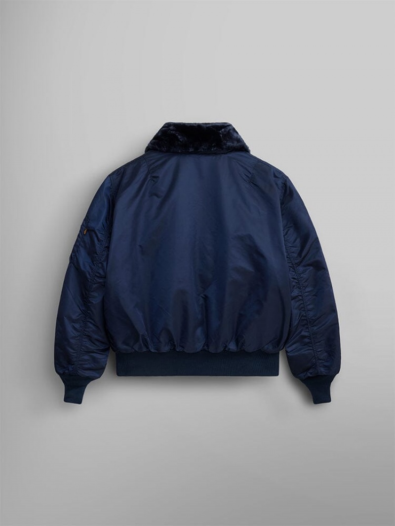 Veste Bombers Alpha Industries B-15 (HERITAGE) Bleu Homme | QSB-99156024