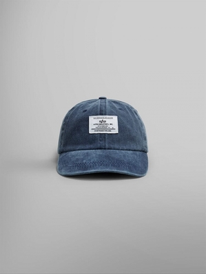 Chapeaux Alpha Industries Battlewash Accessories Bleu | FUO-52667066