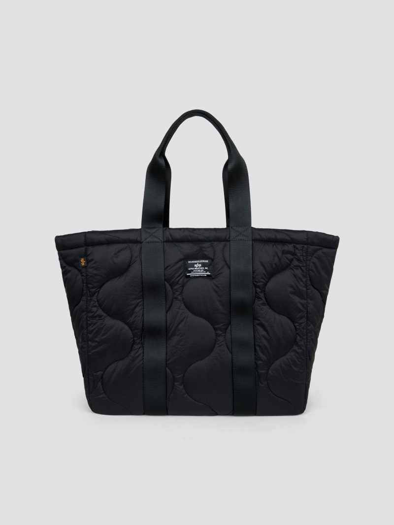 Sac Alpha Industries Matelassé Tote Accessories Noir | KAO-61861695