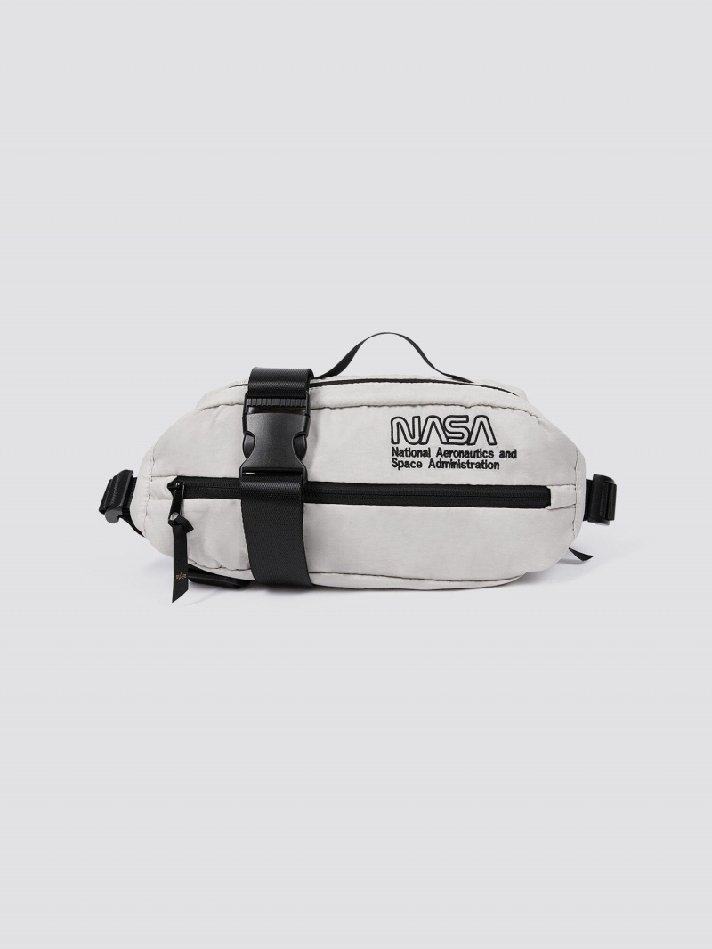 Sac Alpha Industries Nasa Gradient Accessories Blanche | KDF-89998544