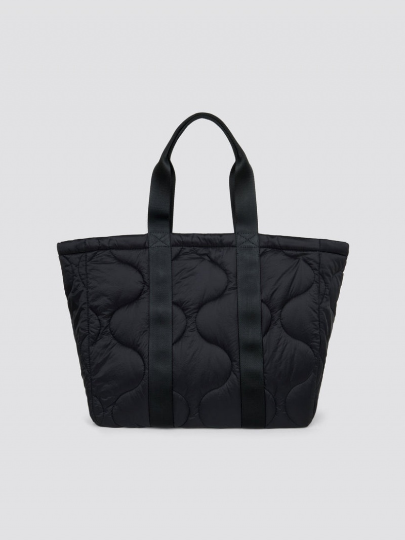 Sac Alpha Industries Matelassé Tote Accessories Noir | KAO-61861695