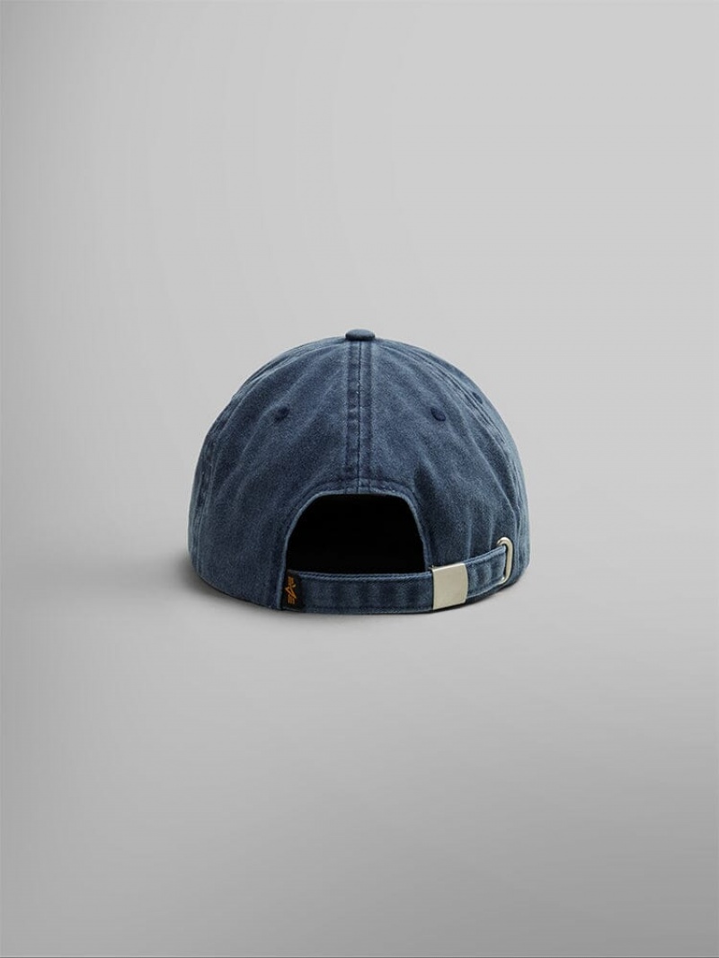 Chapeaux Alpha Industries Battlewash Accessories Bleu | FUO-52667066