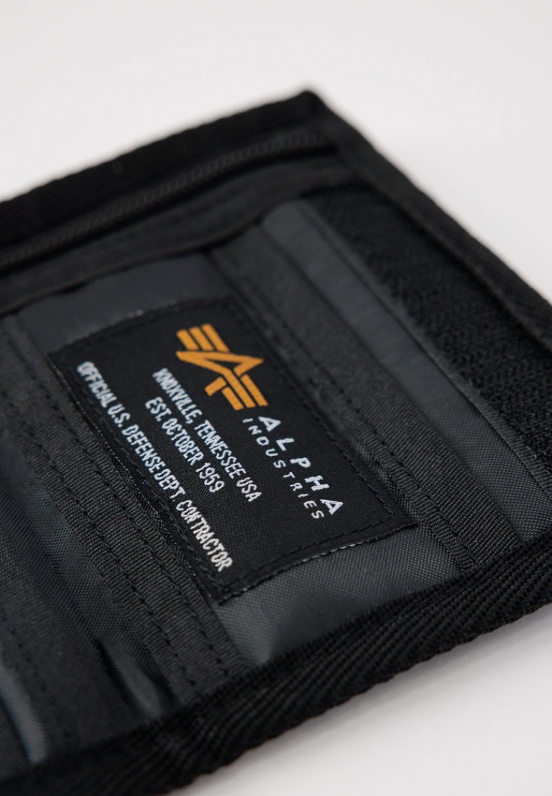 Sac Alpha Industries Utility Wallet Accessories Noir | BHM-88748136