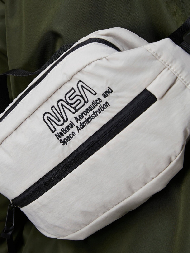 Sac Alpha Industries Nasa Gradient Accessories Blanche | KDF-89998544